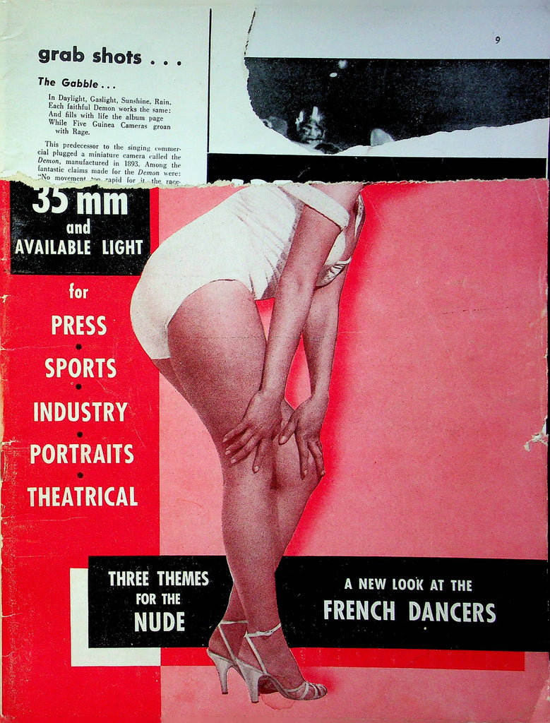 Art Photography Magazine Gilbert On Slides 1956 good reading copy  022423RP