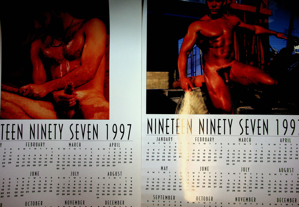 Set Of 11 1997 Nude Male Wall Calendar Sheets  17" x  11"   041323lm-pcal
