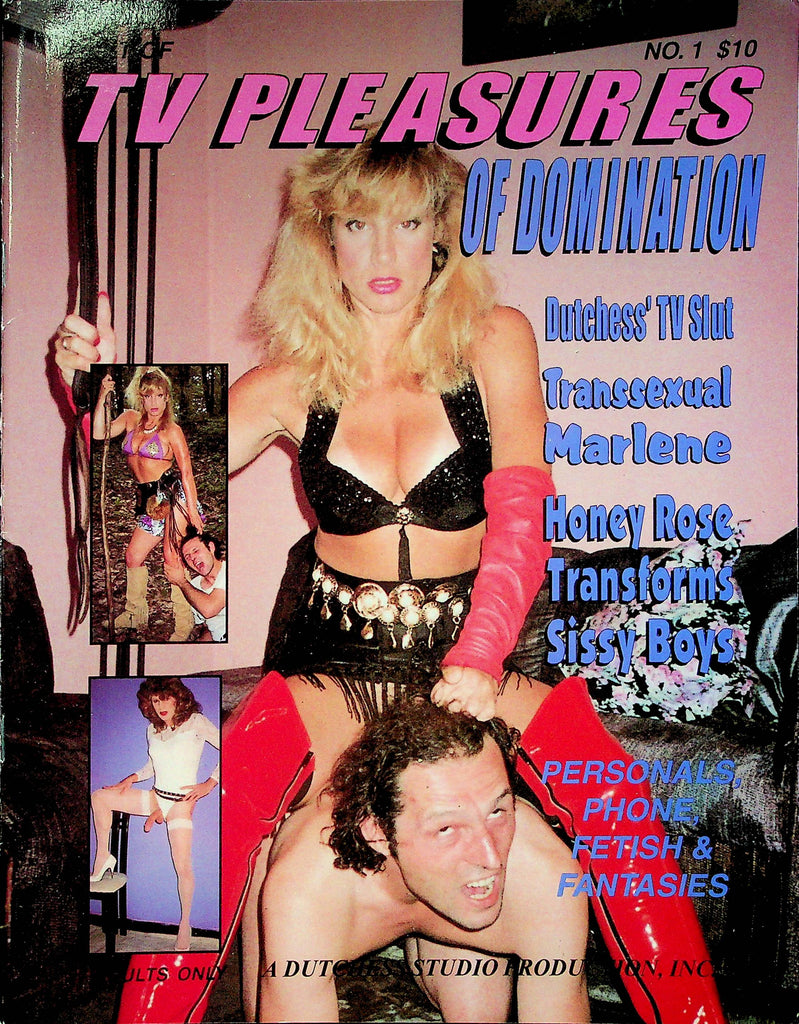 TV Pleasures Of Domination Magazine Marlene & Honey Rose No.1 122622RP