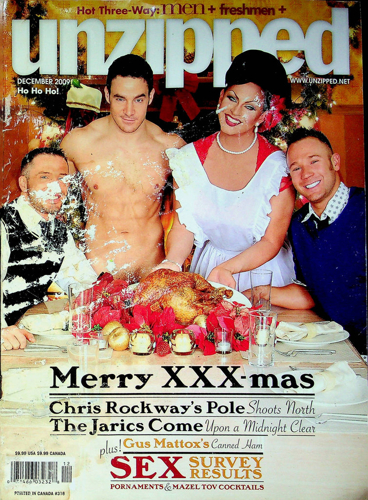 Unzipped Magazine Chris Rockway & The Jarics Christmas Special December 2009 good reading copy 012623RP
