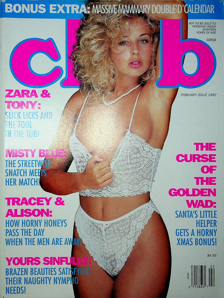 Club Magazine Zara Misty Blue & Alison February 1992 011323RP