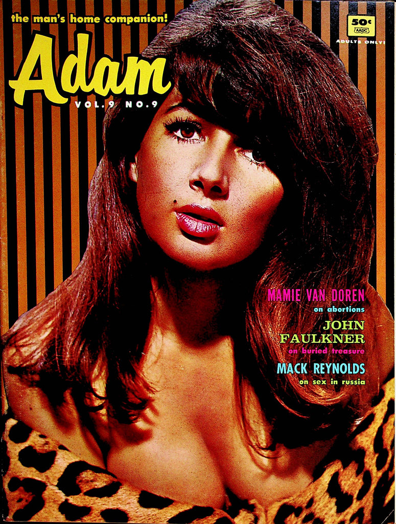 Adam Magazine  Mamie Van Doren  vol.9 #9  September 1965      062822lm-p
