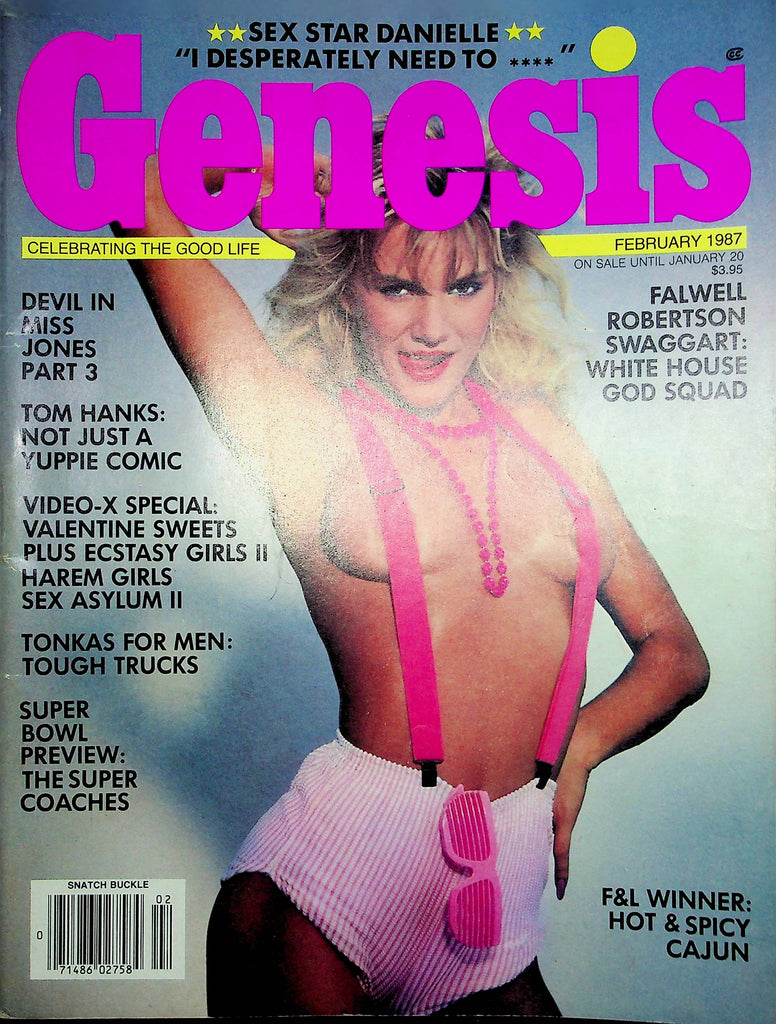 Genesis Magazine Miss Jones Part 3 & Tom Hanks Interview February 1987 010623RP