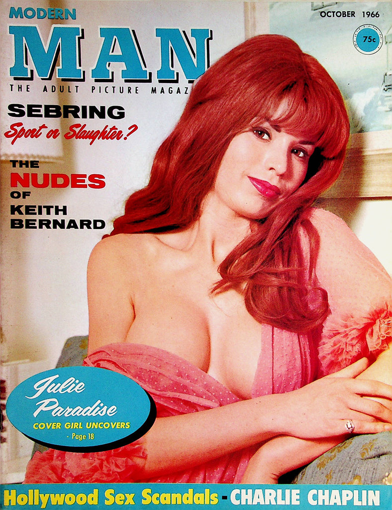 Modern Man Magazine  Cover Girl Julie Paradise / Nudes Of Keith Bernard  October 1966   050422lm-p