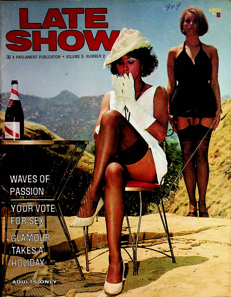 Late Show Magazine  Sandi Bixby / Brandy Taylor  vol.5 #2 1967 Parliament Publication     071522lm-p