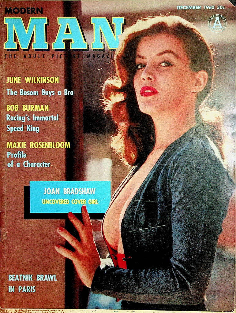 Modern Man Magazine  Uncovered Covergirl Joan Bradshaw/ June Wilkinson  December 1960   121121lm-dm