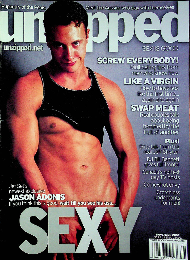 Unzipped Magazine Jason Adonis & DJ Bill Bennett November 2002 030323RP