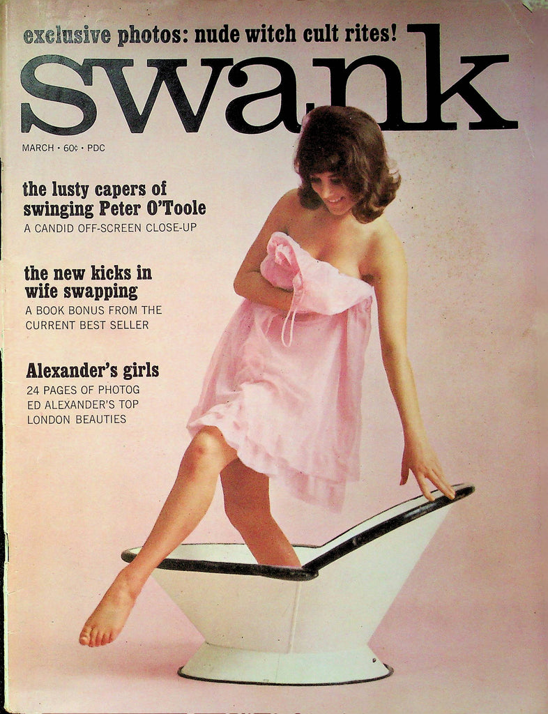 Swank Magazine Swinger Peter O'Toole & Alexander's Girls March 1966 032023RP