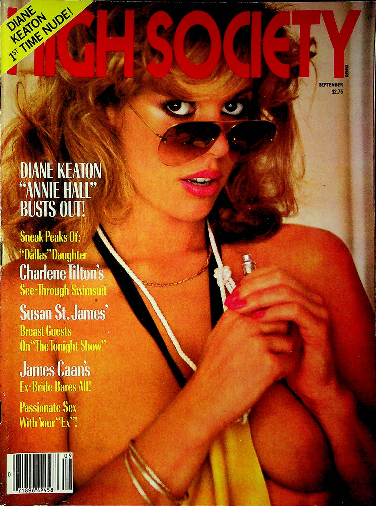 High Society Magazine Diane Keaton & Charlene Tilton September 1980 020223RP