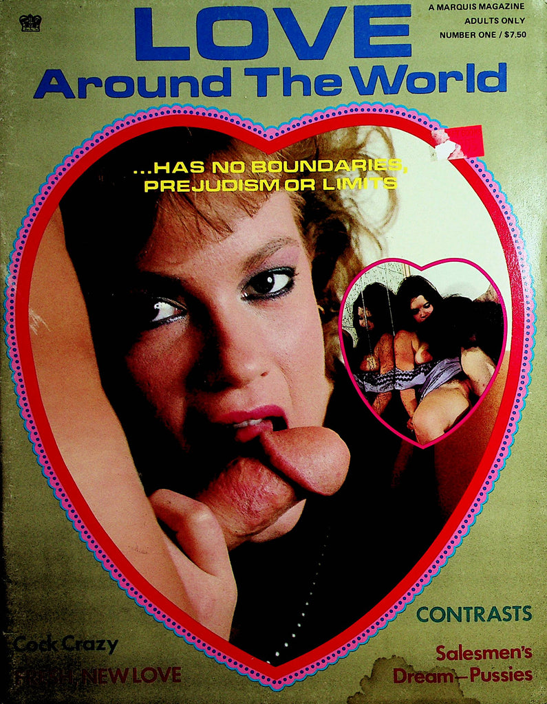 Love Around The World Magazine  Buffy Davis/ Cock Crazy  #1 1986 Marquis Publication     030122lm-p2