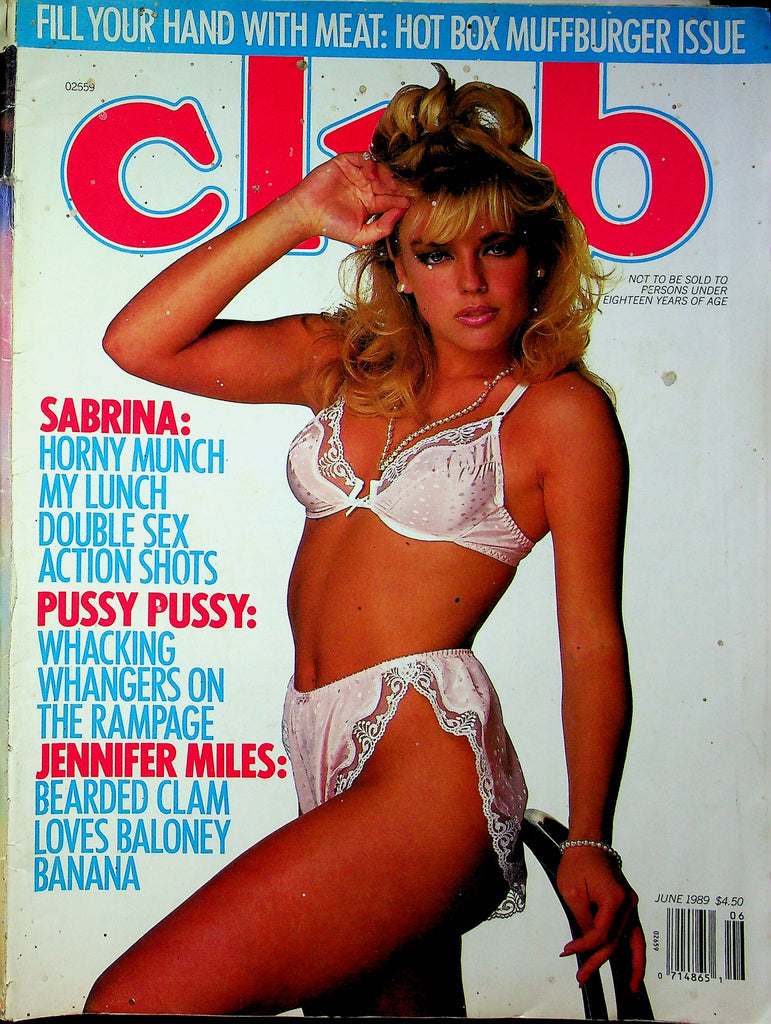 Club Adult Magazine Ft. Sabrina & Jennifer Miles June 1989 033123RP