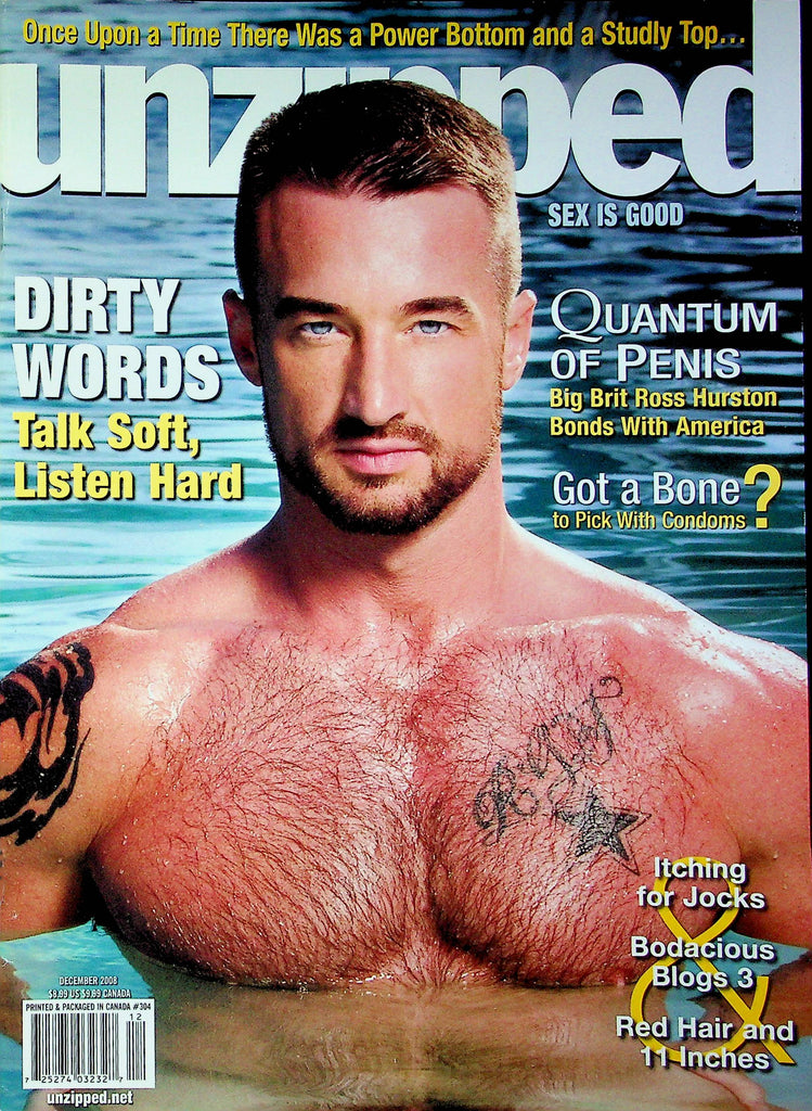 Unzipped Magazine Big Brit Ross Hurston December 2008 030323RP