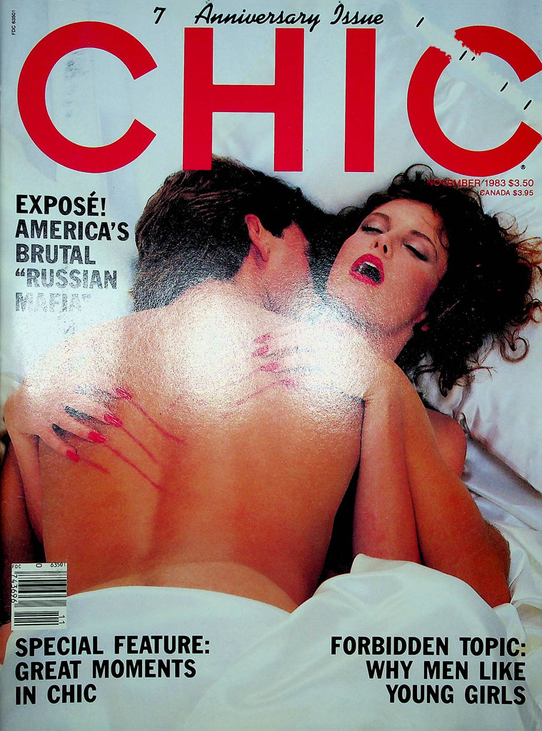 Chic Magazine 7th Anniversary Issue Patrice Trudeau November 1983 111522RP