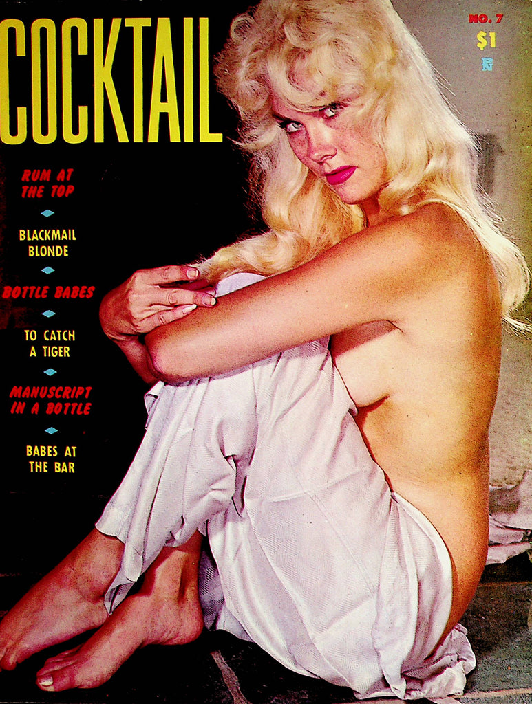 Cocktail Busty Magazine   Blackmail Blonde  #7 1960   Parliament Publication   062822lm-p