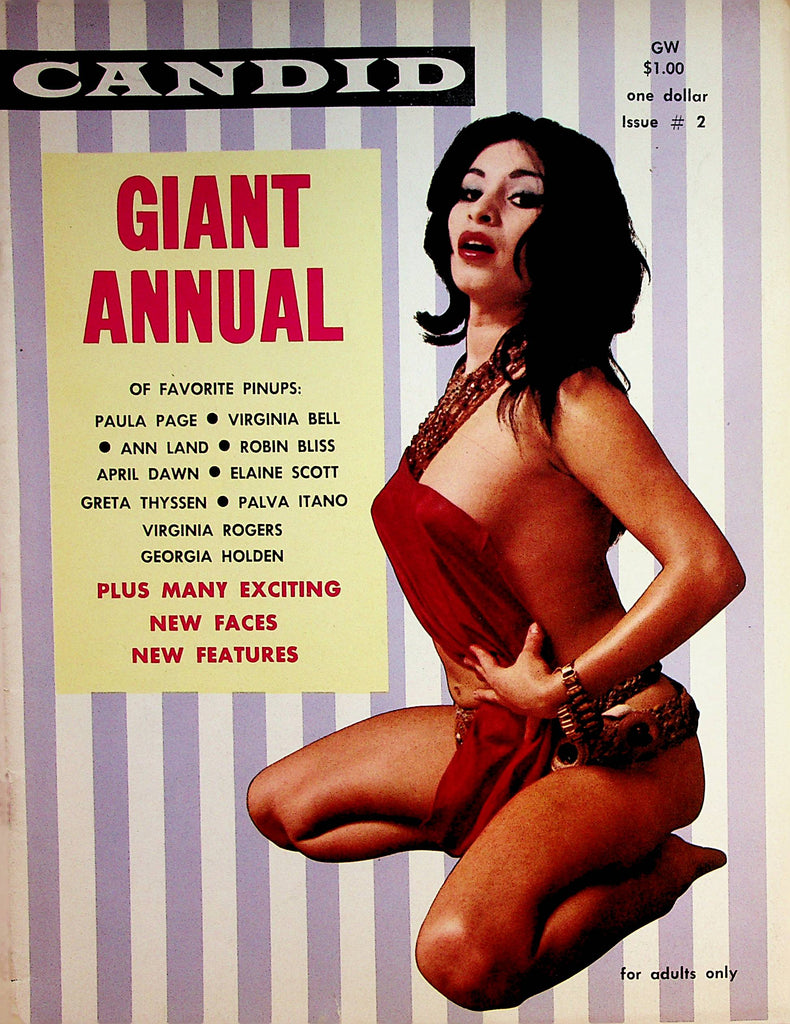 Candid Giant Annual Magazine  Paula Page / Virginia Bell  #2 1960   071622lm-p