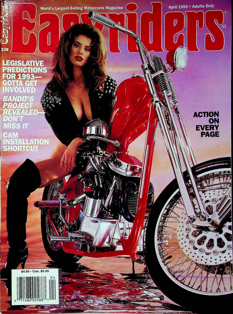 Easyriders Magazine Rodeo Grand Nationals & Paul Vestal Interview April 1993 012823RP