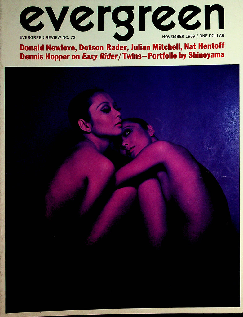 Evergreen Vintage Magazine  Twins-Portfolio by Shinoyama  November 1969       101421lm-dm