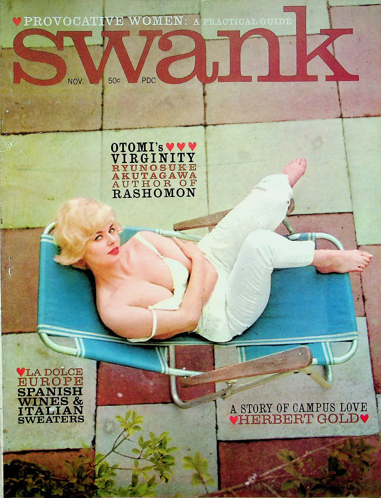 Swank Magazine Otomi's Virginity & Herbert Gold November 1962 052322RP