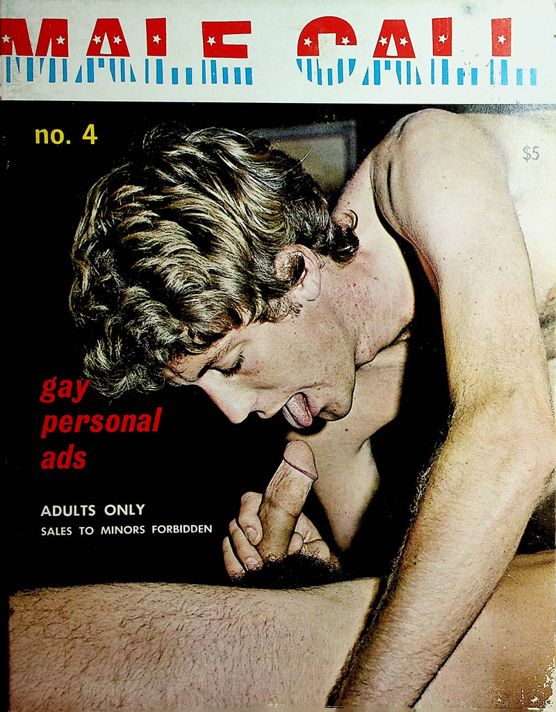 Male Call Gay Magazine   Sexy Men And Personal Ads  #4 1972    122121lm-dm
