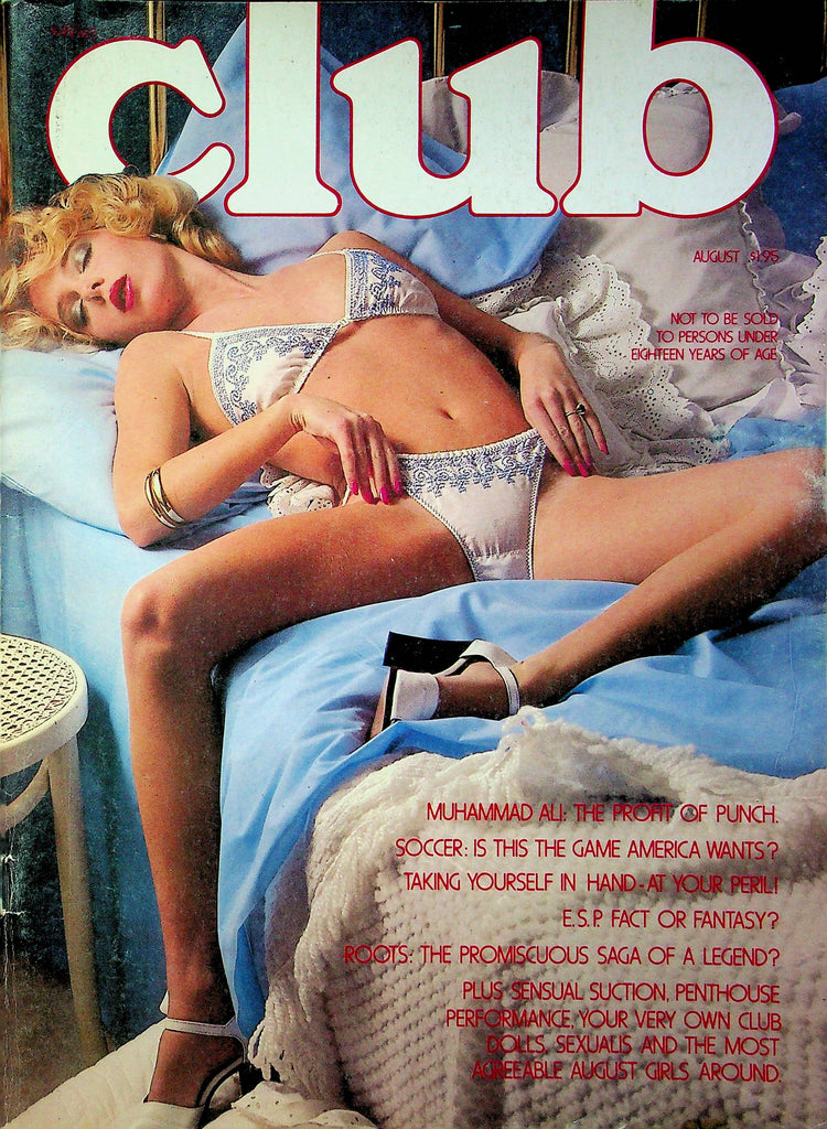 Club Adult Magazine Ft. Muhammad Ali & Pru & Debbie August 1977 033123RP