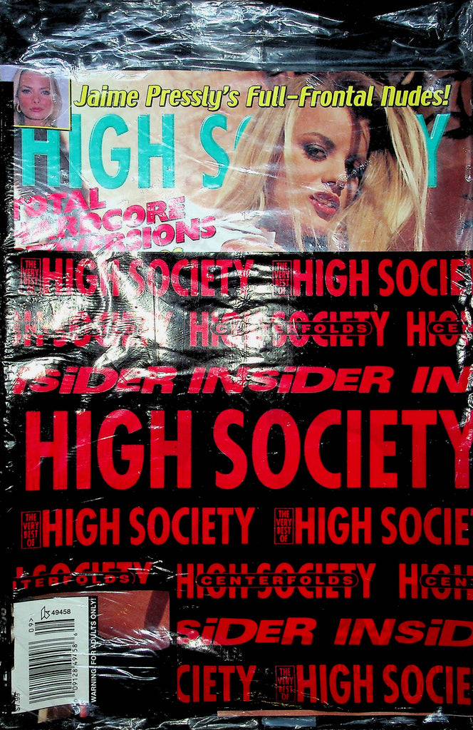 High Society Magazine Jaime Pressly September 2001 SEALED 011723RP