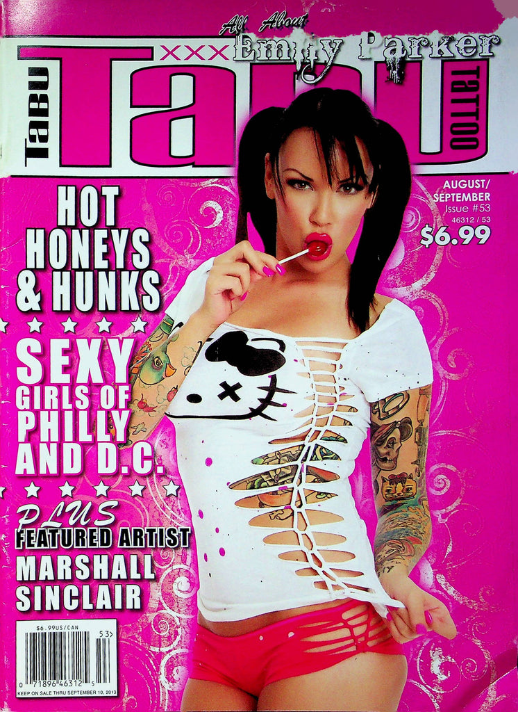 Tabu Tattoo Magazine Emily Parker & Marshall Sinclair Aug/Sept  2013 #53 020623RP