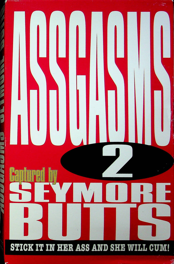 Adult VHS Movie Assgasms 2 anal Ft. Alisha Klass & Bonita Saint 1990s By Seymore Inc. 032223RPVHS2