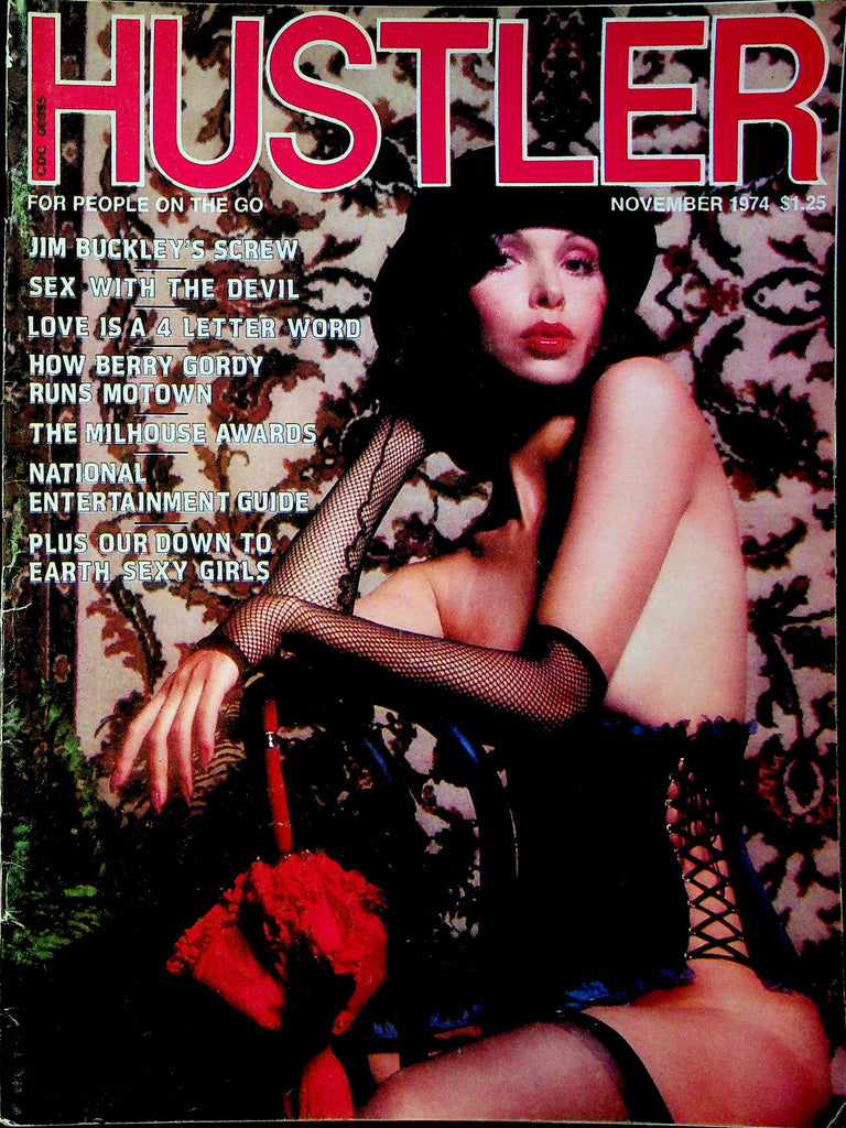 Hustler Magazine Jim Buckley & Berry Gordy November 1974 020223RP