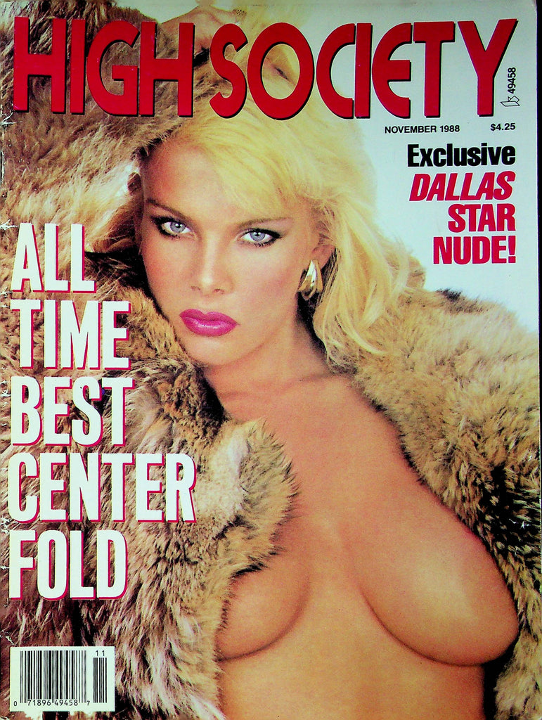High Society Magazine Dallas Star Nude & Jenny & Kristen November 1988 013123RP