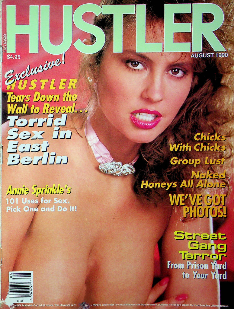 Hustler Magazine Ft. Annie Sprinkles & Shari & Monica August 1990 032823RP