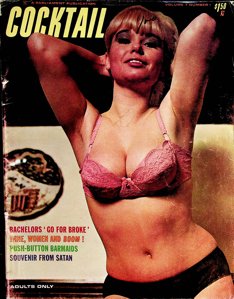 Cocktail Busty Magazine  Wine, Women And Boom!  vol.7 #1  1967    Parliament Publication   062822lm-p