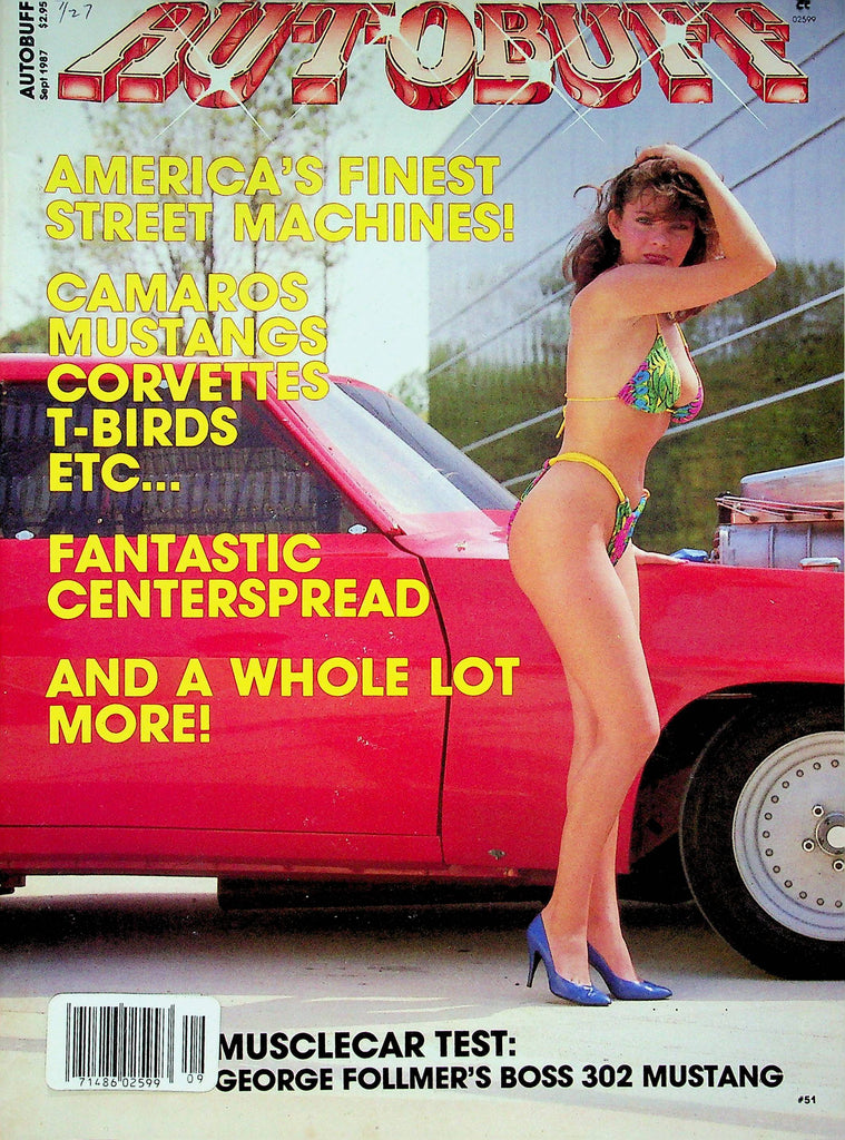 Autobuff Magazine Camaros & Mustangs September 1987 070722RP