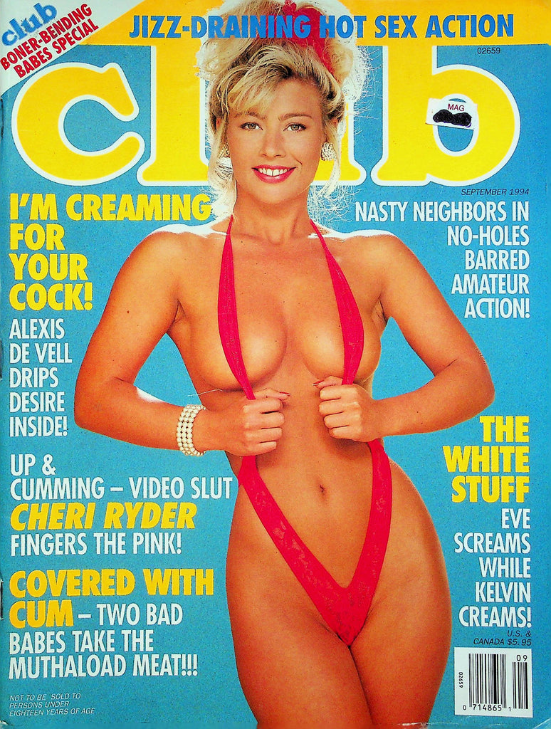 Club Magazine Alexis De Vell & Chery Ryder September 1994 091522RP –  Mr-Magazine