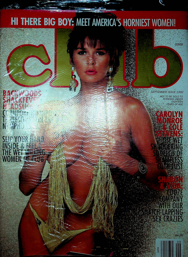 Club Magazine Carolyn Monroe & Sharon & Vida September 1992 011623RP