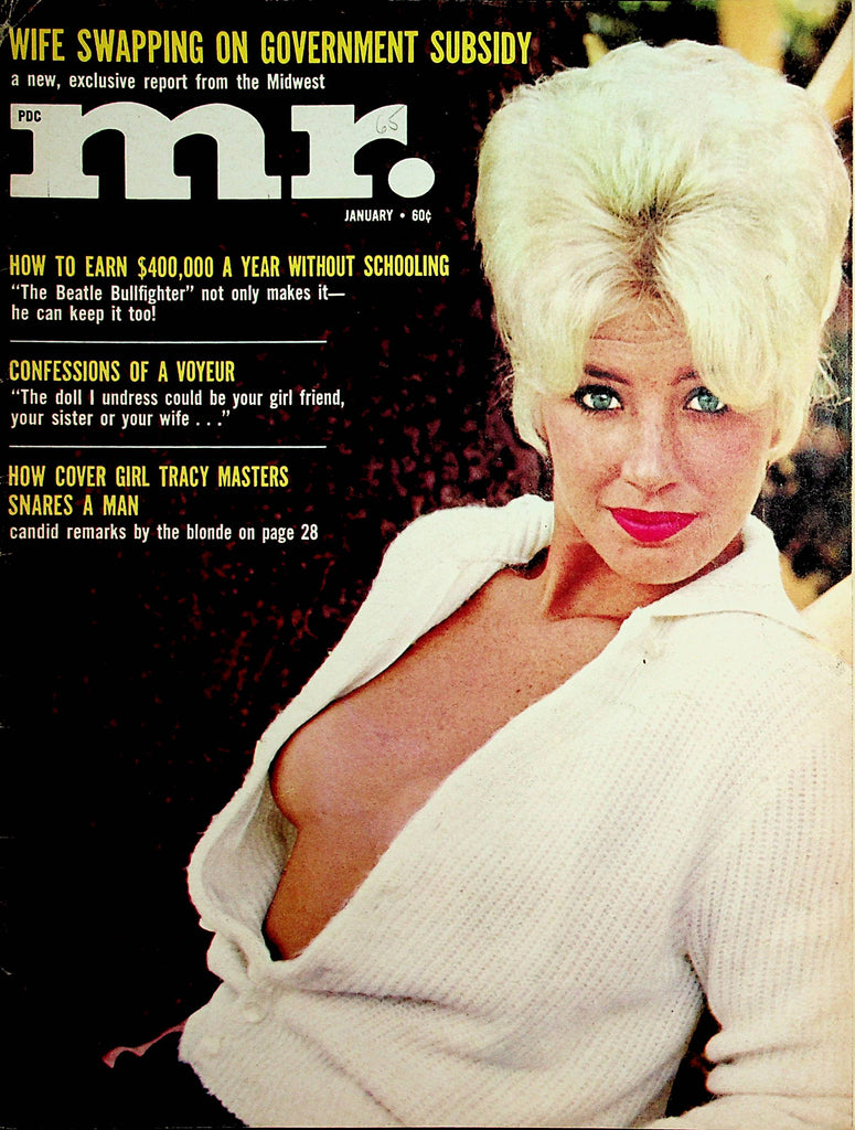 Mr. Vintage Magazine  Covergirl Tracy Masters  January 1965     120721lm-dm