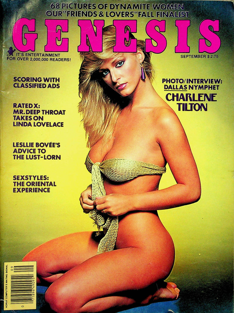 Genesis Magazine Charlene Tilton Linda Lovelace September 1980 072122RP