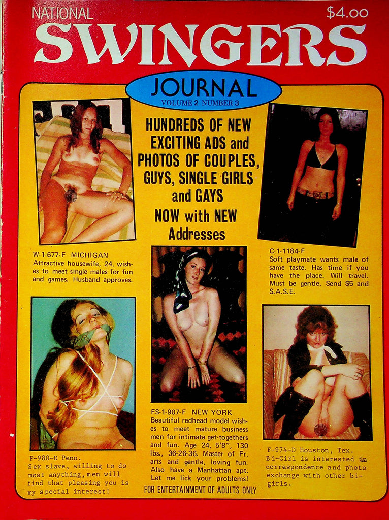 Swinger Magazine National Swingers Journal Vol.2 No.3 020923RP