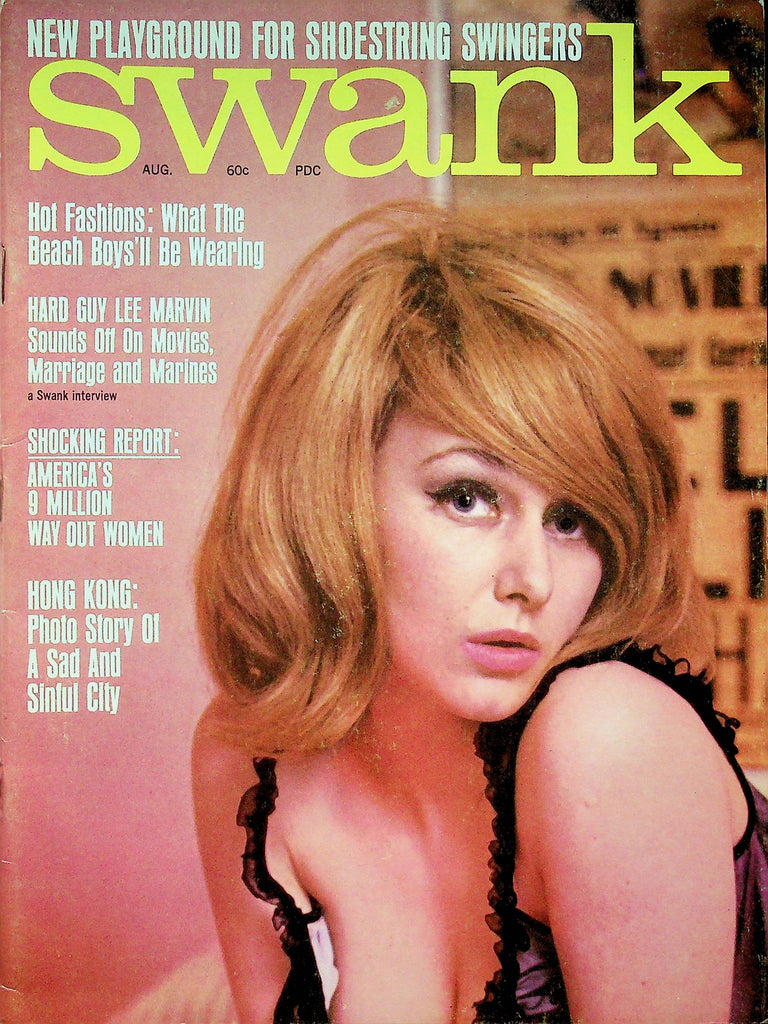 Swank Magazine Hard Guy Lee marvin & Hong Kong August 1966 060122RP