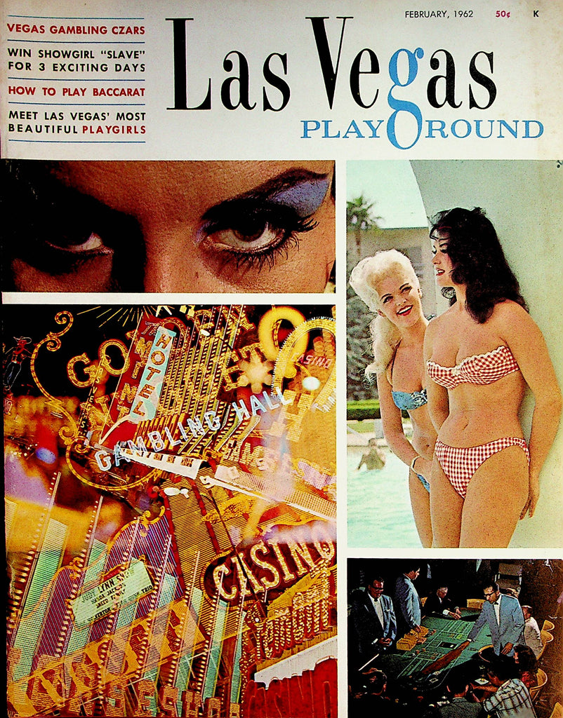 Las Vegas Playground Vintage Magazine  Most Beautiful Playgirls  February 1962     101322lm-p