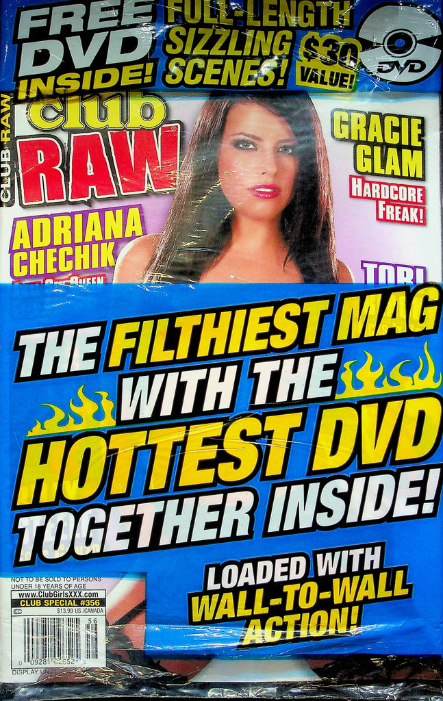 Club Raw Magazine Adriana Chechik #356 Sealed W/DVD 011923RP