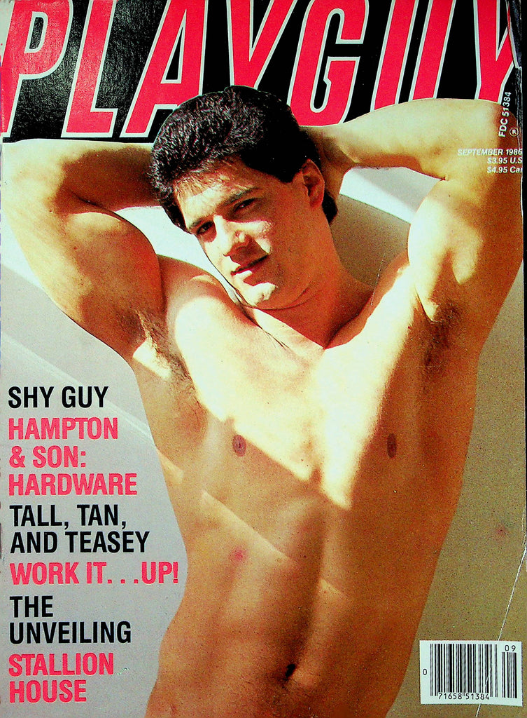 Playguy Magazine Hampton & Son & Stallion House September 1986 102622RP