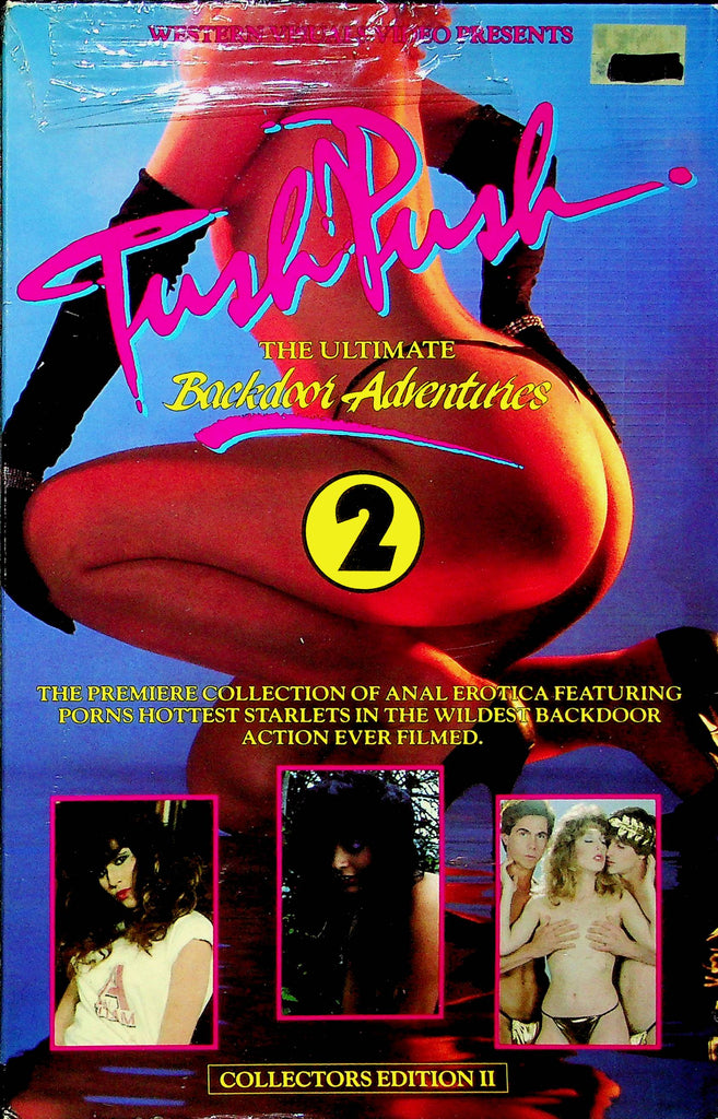 Adult VHS Movie Tush Push The Ultimate Backdoor Adventures 2 Ft. Jacqueline Brooks 1986 By Jell Prod. 031023RPVHS2