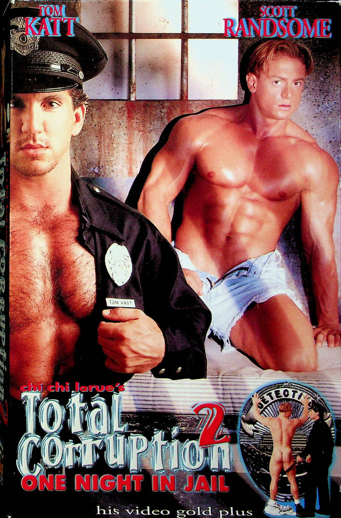 Gay Adult VHS Movie Chi Chi Larue's Total Corruption 2 One Night In Jail Ft. Tom Katt & Scott Randsome 1990s By VCA Labs 032323RPVHS2
