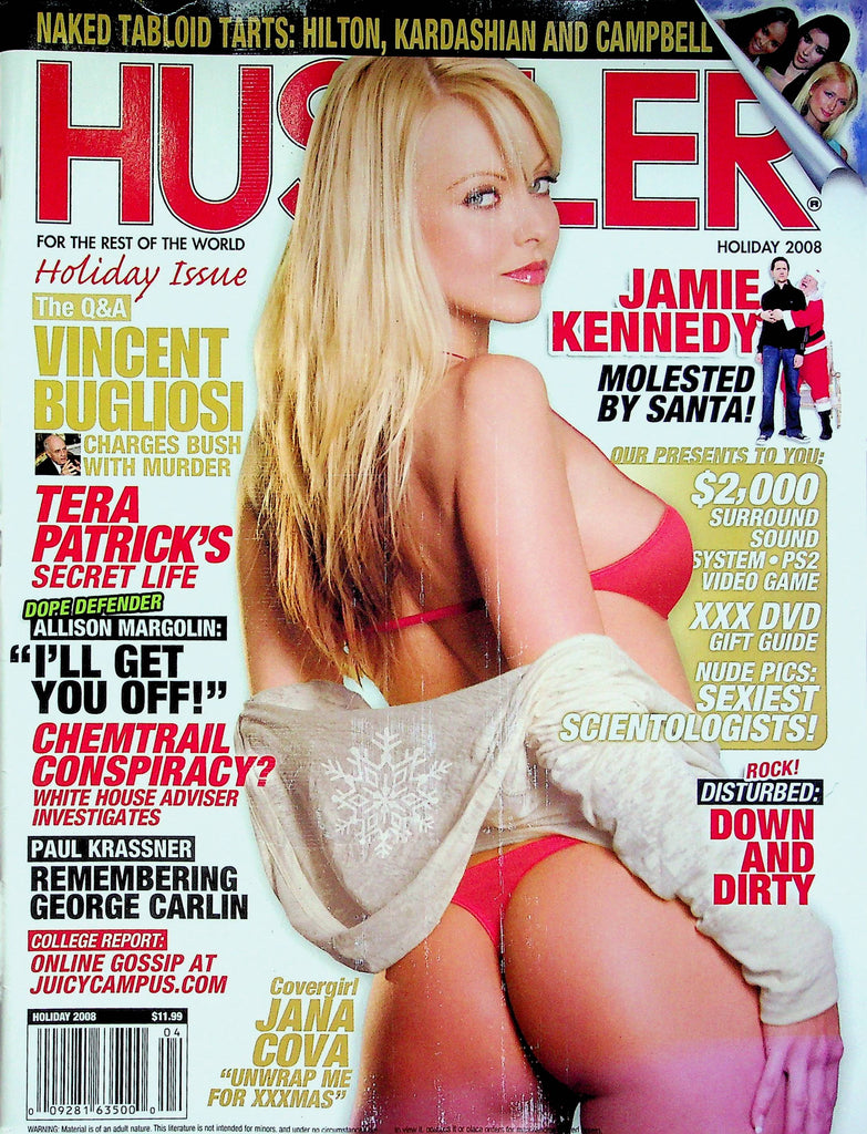 Hustler Magazine Jamie Kennedy Jana Cova & Holiday 2008 Issue 011123RP