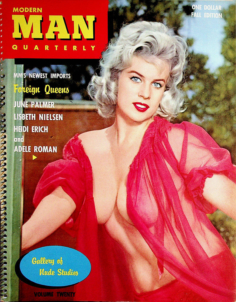 Modern Man Quarterly Magazine  Covergirl Adele Roman / June Palmer  vol.20 1960   071822lm-p2