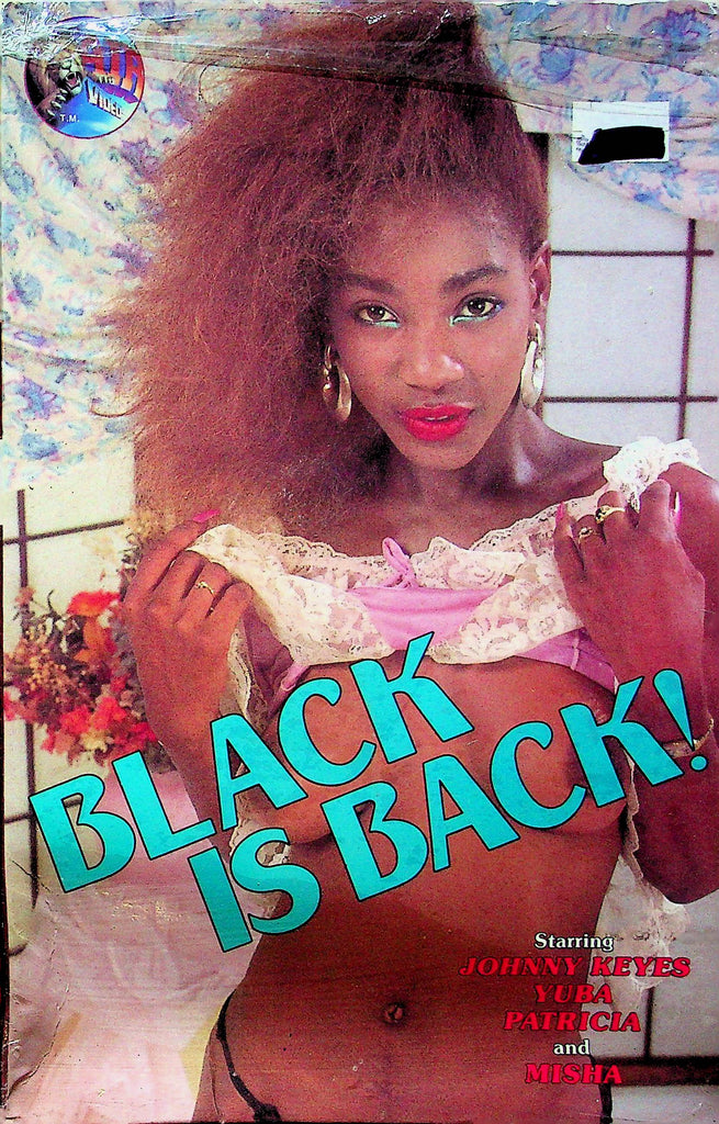 Adult VHS Movie Black Is Back! Ft. Johnny Keyes & Yuba 1987 By Ariel Int. 031023RPVHS2