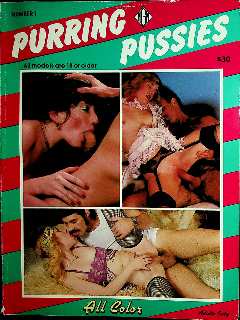 Purring Pussies Magazine  Wanting Cock! #1 1990's        030122lm-p2