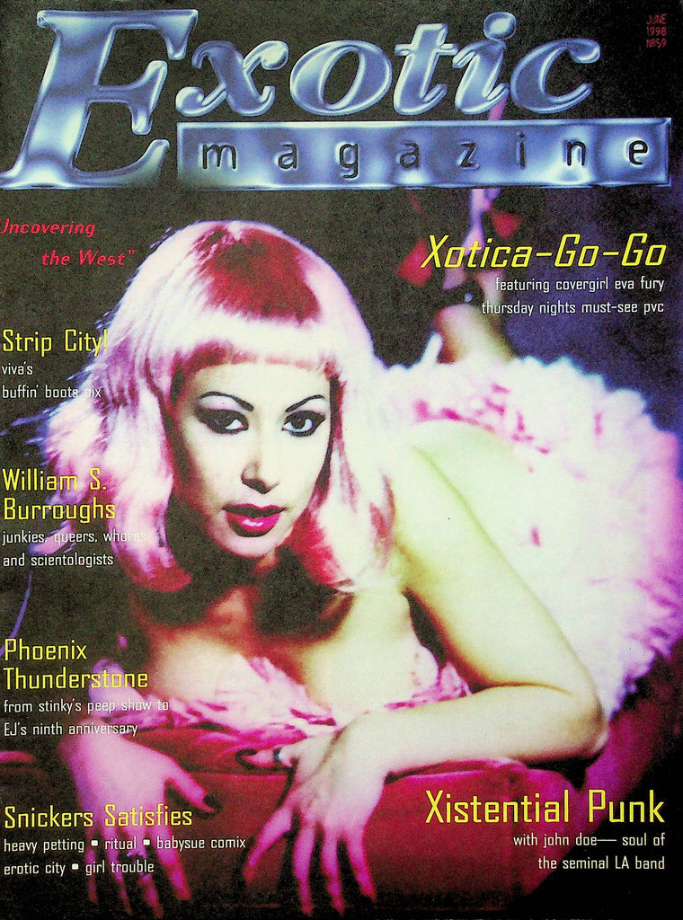 Exotic Magazine Eva Fury & William Burroughs June 1998 090622RP