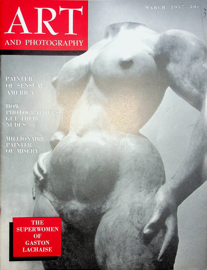 Art And Photography Magazine Painter Of Sensual America March 1957 122122RP2