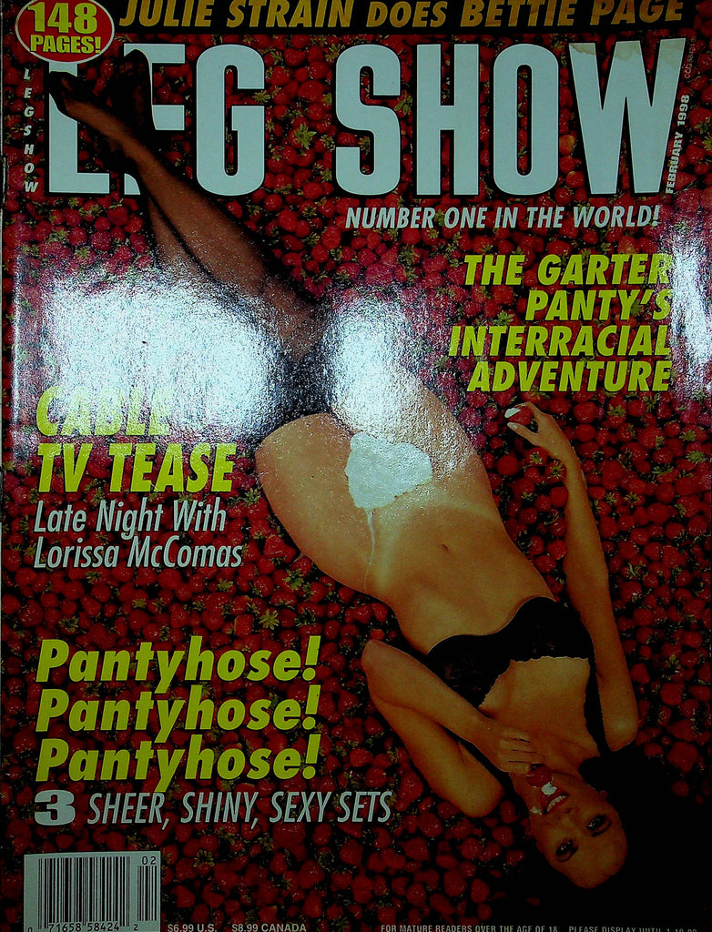 Leg Show Magazine Julie Strain Herr Sommers & Stephanie February 1998 121422RP